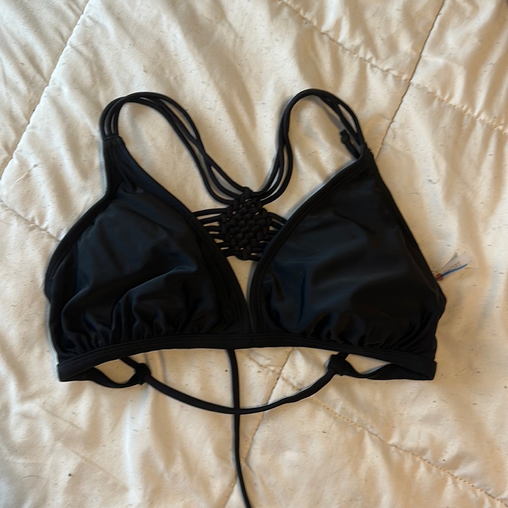 Black swim top